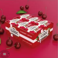Конфеты со вкусом вишни без сахара SCANDIC