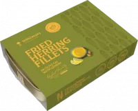 Жареное филе сельди в оливковом масле с лимоном, 140 г