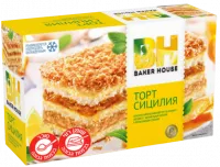 Торт бисквитный  «Сицилия» с апельсинами Baker House-Photoroom