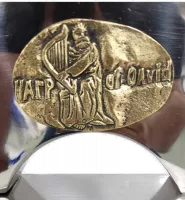 David's harp made of aluminium with nickel plating, handmade_1