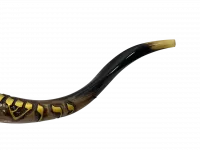 Shofar with wheat ears and pomegranates_4