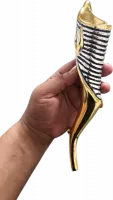 Mezuzah with shofar kudu pattern_1