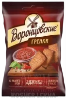 Гренки ржано-пшеничные Аджика  ВОРОНЦОВСКИЕ 60 гр.-Photoroom