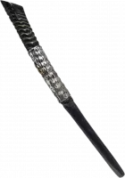 Shofar oryx, exotic, silver and gold plated, patterned after the Ark of the Covenant_1