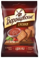 Гренки ржано-пшеничные Аджика  ВОРОНЦОВСКИЕ 60 гр.-Photoroom