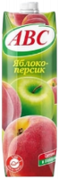 Нектар Яблоко-персик, ABC, 1 л.-Photoroom