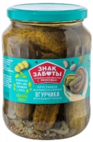 Хрустящие маринованные огурчики последнего урожая Знак заботы-Photoroom