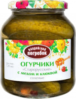 Огурцы Старорусские с медом и клюквой