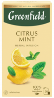 Травяной чай с мятой и цитрусами Greenfield-Photoroom