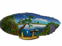 The painting Adam and Eve