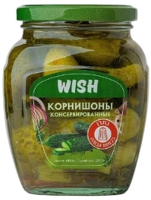 Корнишоны консервированные WISH 485 гр.-Photoroom