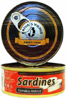 Крупная сардина, нарезанная, в томатном соусе-Photoroom