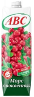 Морс клюквенный, ABC, 1 л.-Photoroom