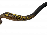 Shofar with wheat ears and pomegranates_3