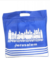 Large tallit made of high-quality ligthblue cotton with ligth blue stripes_1